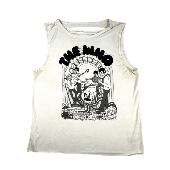 Other - BRAVADO The Who Sleeveless Shirt Slashed Lattice Back Women XL Punk Rock Grunge